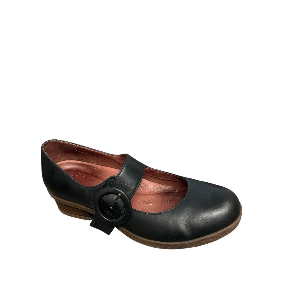 Dansko Brandy Classic Mary Jane Black Dressy To Casual Leather Shoes 39/US 9